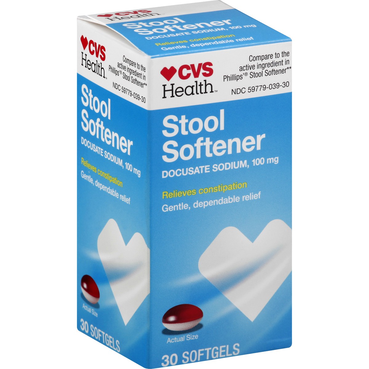 slide 6 of 10, CVS Health Stool Softener Softgels, 30 Ct, 30 ct
