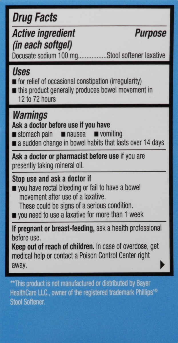 slide 7 of 10, CVS Health Stool Softener Softgels, 30 Ct, 30 ct
