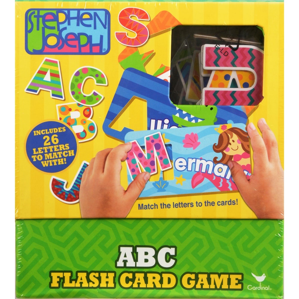 slide 1 of 1, Cardinal Games Stephen Joseph Abc Flash Card Game, 1 ct