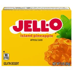 Jell-O Island Pineapple Gelatin Dessert Mix, 3 oz Box