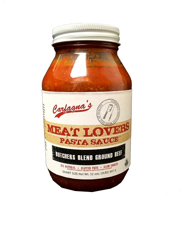 slide 1 of 1, Carfagna's Butcher Blend Pasta Sauce, 32 oz