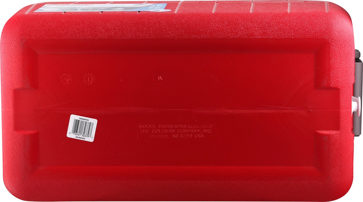 slide 6 of 8, Coleman Performance Cooler - Red, 48 qt