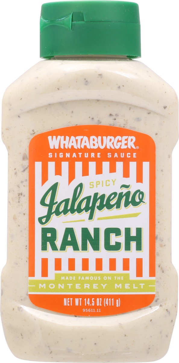 slide 12 of 14, Whataburger Spicy Jalapeno Ranch Signature Sauce 14.5 oz, 14.5 oz