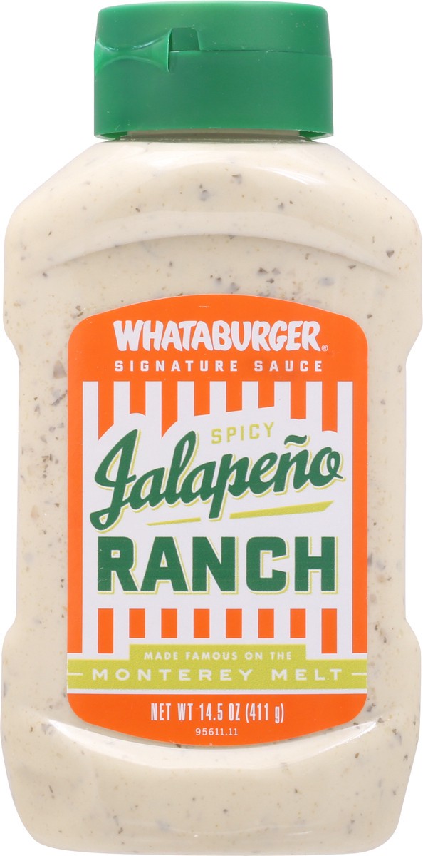 slide 11 of 14, Whataburger Spicy Jalapeno Ranch Signature Sauce 14.5 oz, 14.5 oz