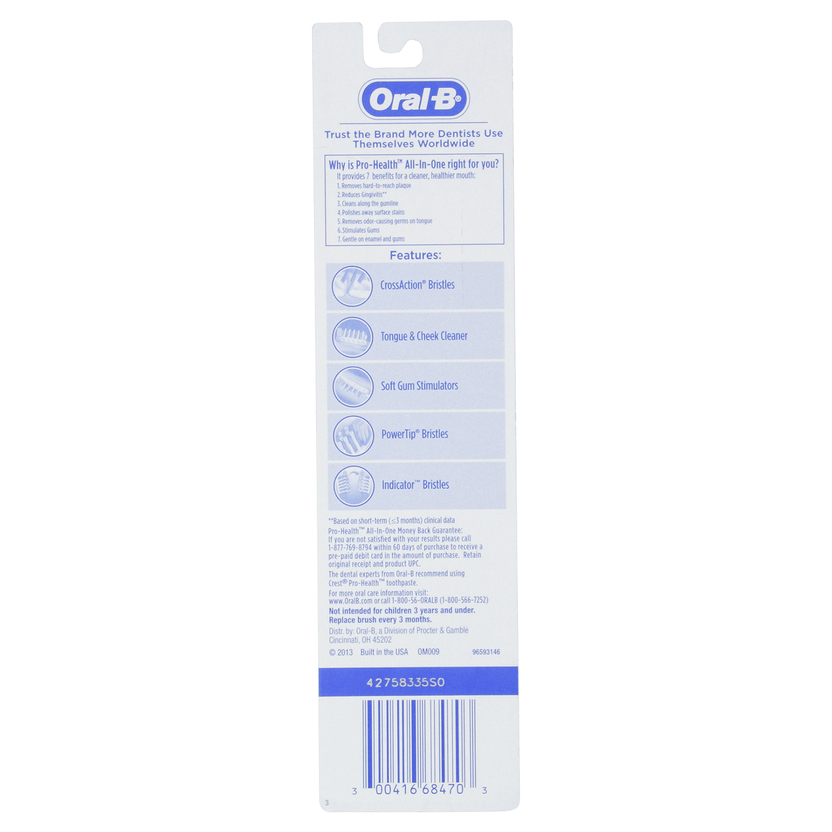 slide 95 of 135, Oral-B CrossAction Soft Toothbrush - 2ct, 2 ct