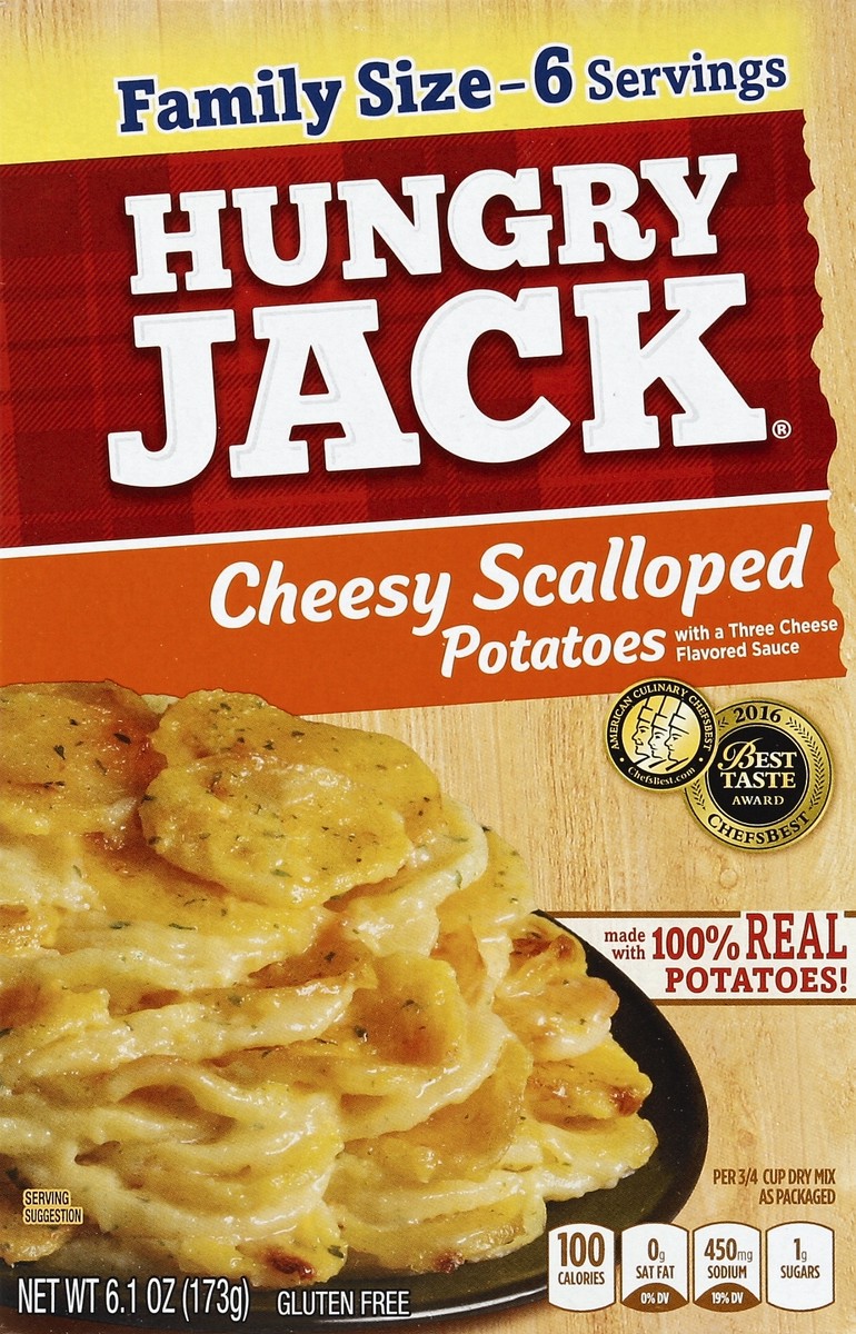 slide 5 of 6, Hungry Jack Cheesy Scalloped Potatoes, 6.1 oz