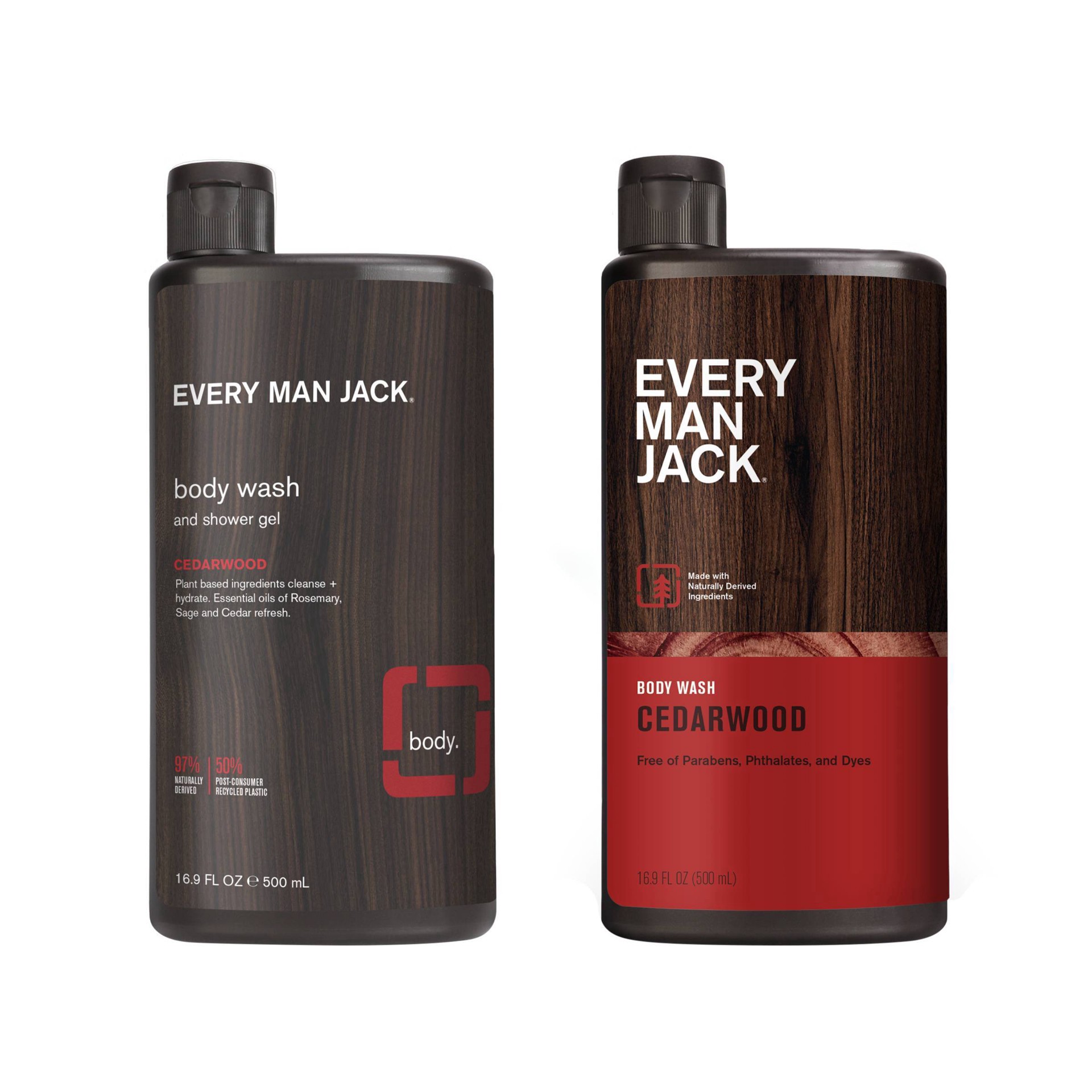 slide 8 of 11, Every Man Jack Cedarwood Hydrating Body Wash for Men, Naturally Derived, 16.9 oz, 16.9 oz