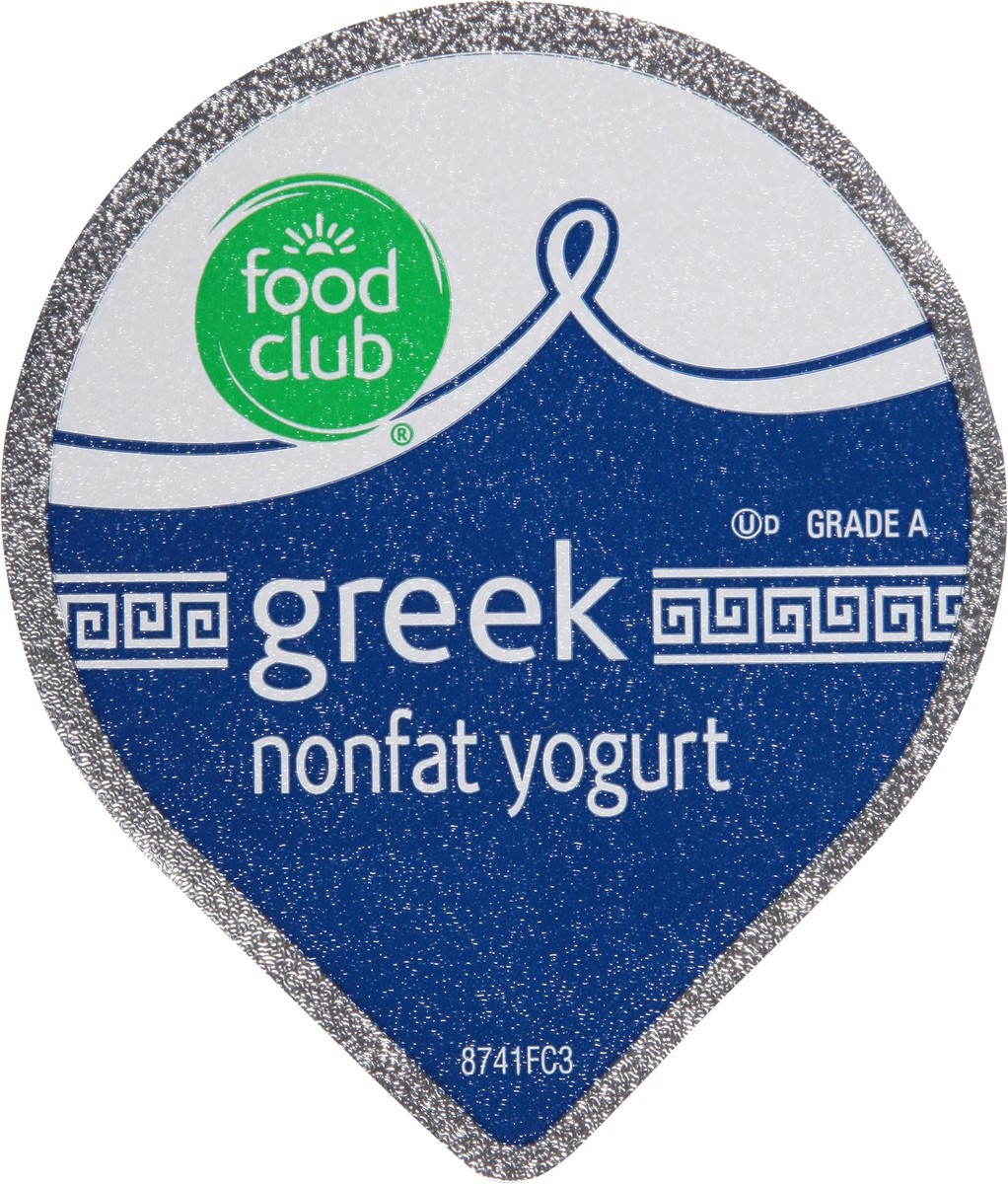 slide 6 of 11, Food Club Black Cherry Fruit On The Bottom Greek Nonfat Yogurt, 5.3 oz