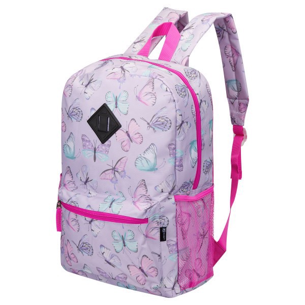 slide 10 of 10, Quest 4-Piece Backpack Combo, Purple Butterfly, 4 pc