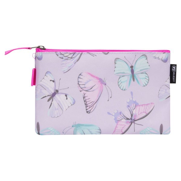 slide 9 of 10, Quest 4-Piece Backpack Combo, Purple Butterfly, 4 pc