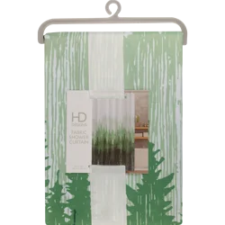 HD Designs Pinehill Fabric Shower Curtain