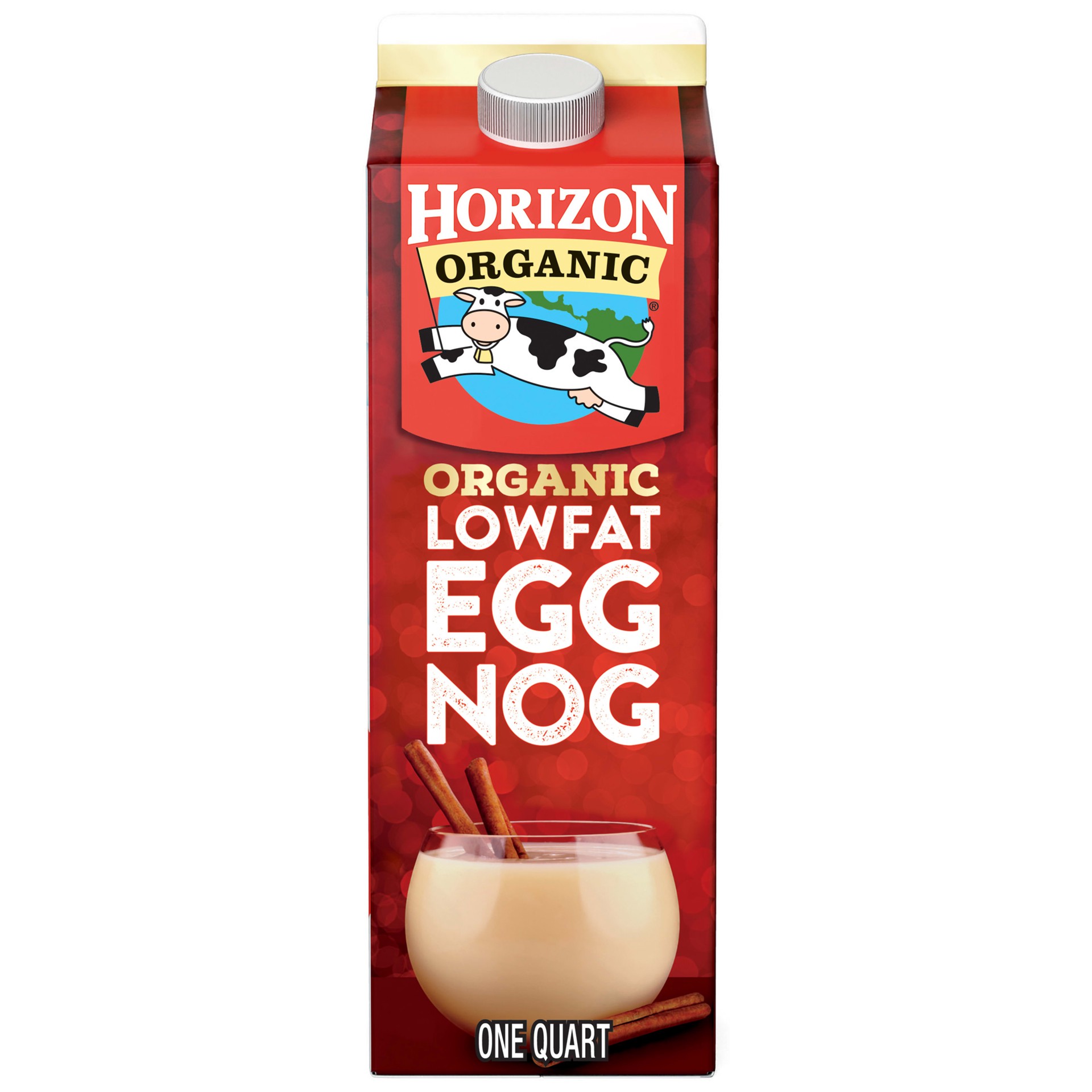 slide 1 of 8, Horizon Organic Low Fat Egg Nog, 32 fl oz