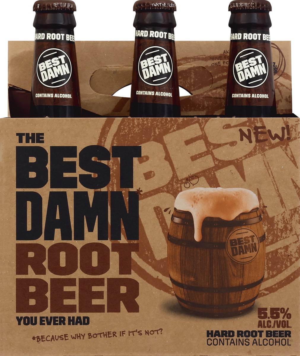 slide 4 of 4, Best Damn Hard Root Beer, 6 ct; 12 fl oz