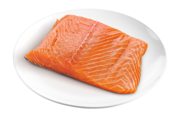 slide 1 of 1, Farm-Raised Atlantic Salmon Portions, 4 oz