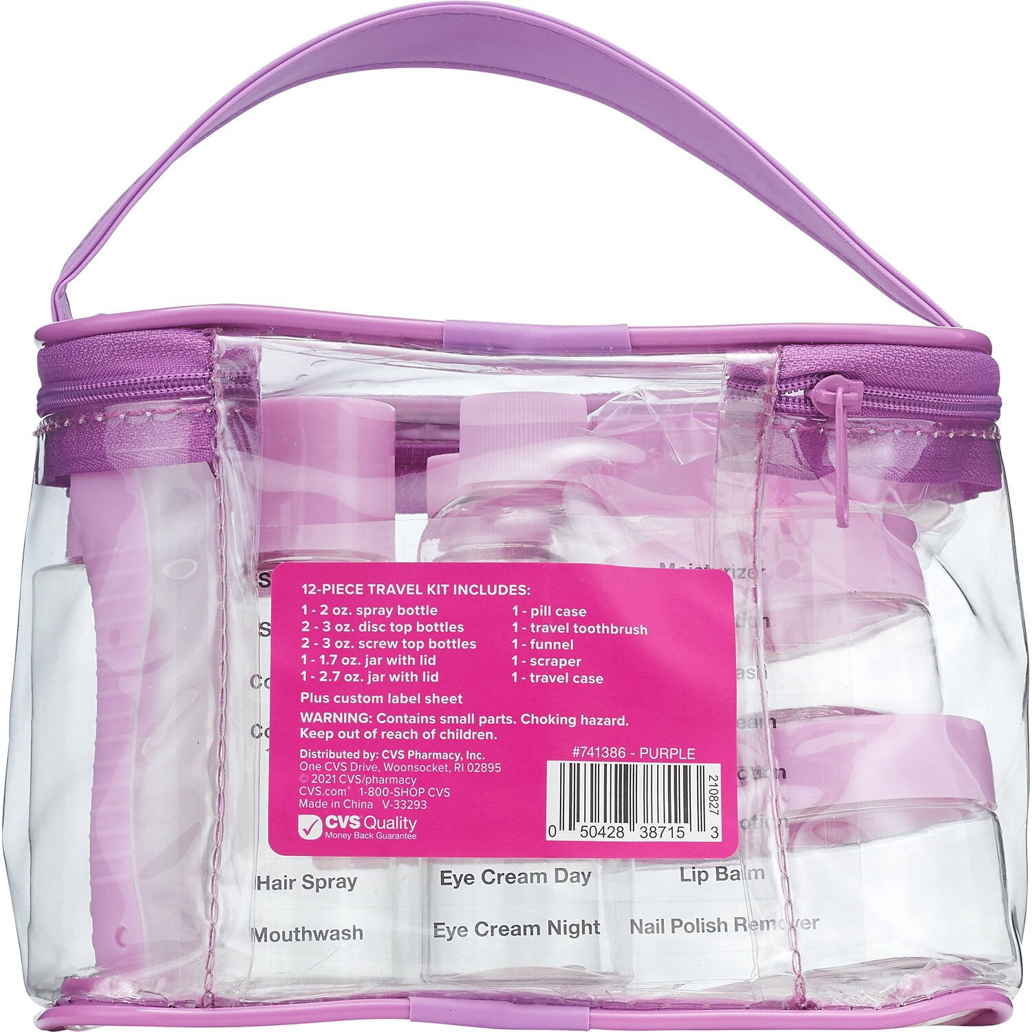 slide 4 of 4, Pop-Arazzi Poparazzi Pop-Arazzi Travel Kit, Clear, 12 Ct, 1 ct