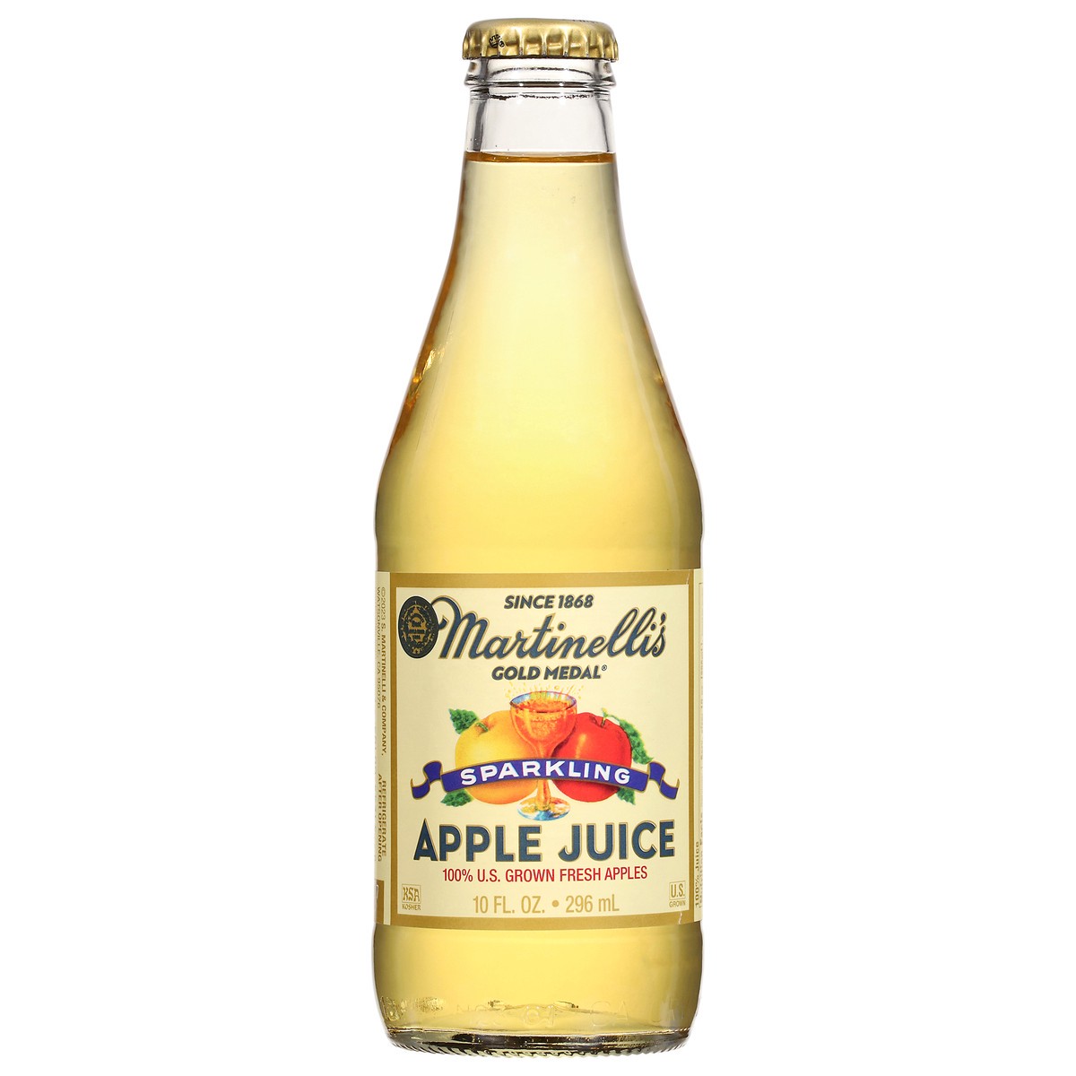 slide 1 of 4, Martinelli's Sparkling Apple Juice - 10 oz, 10 oz