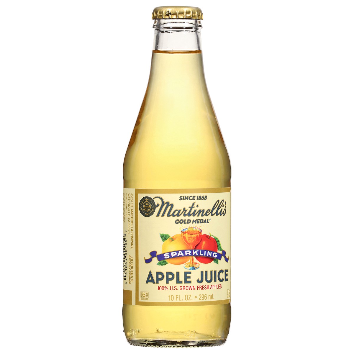 slide 2 of 4, Martinelli's Sparkling Apple Juice - 10 oz, 10 oz