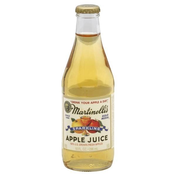 slide 1 of 1, Martinelli's Sparkling Apple Juice, 10 oz