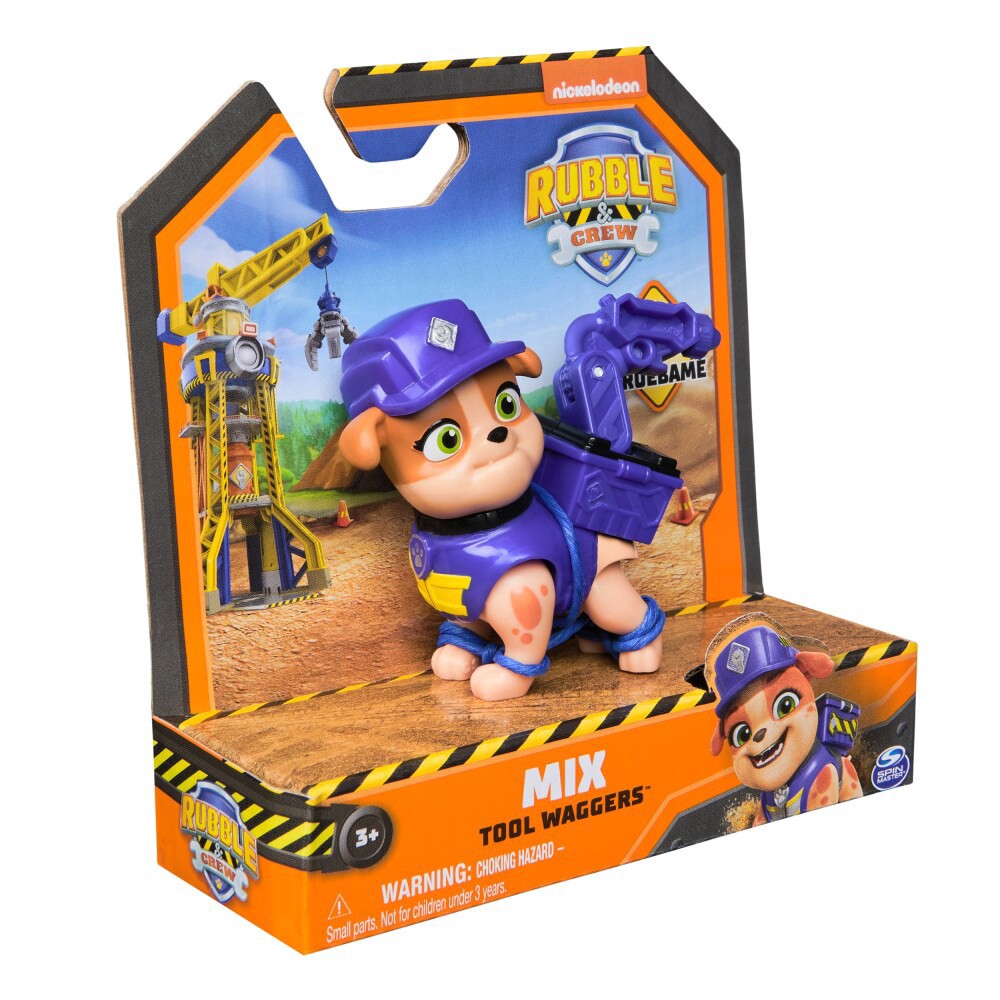 slide 2 of 3, Rubble & Crew Mix Tool Wagger Action Figure, 1 ct