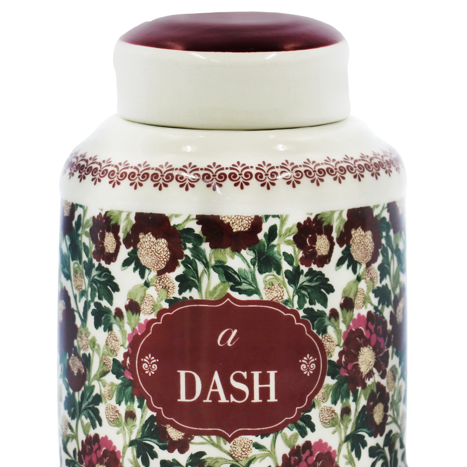 slide 2 of 3, 5" A Dash Ceramic Container By Ashland, 3.75 in x 3.75 in x 5.12 in