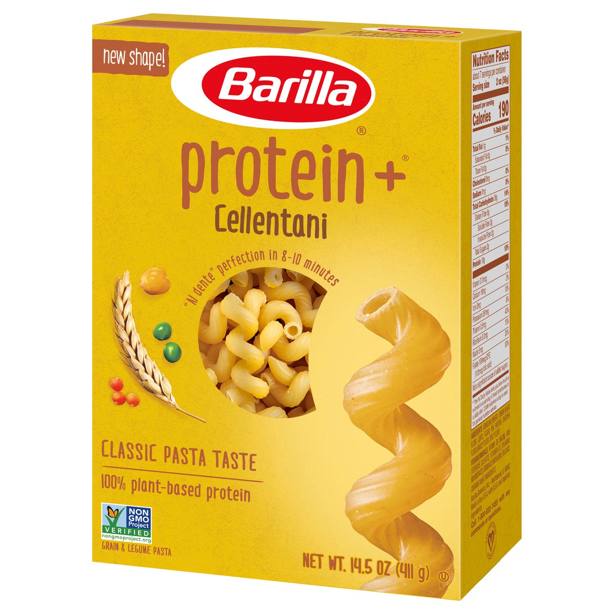 slide 6 of 13, Barilla Protein+ Cellentani 14.5 oz, 14.5 oz