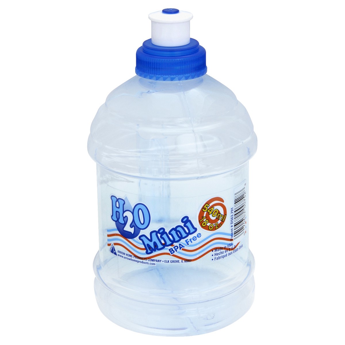 slide 3 of 3, Arrow H2O Mini Water Bottle, 18 oz