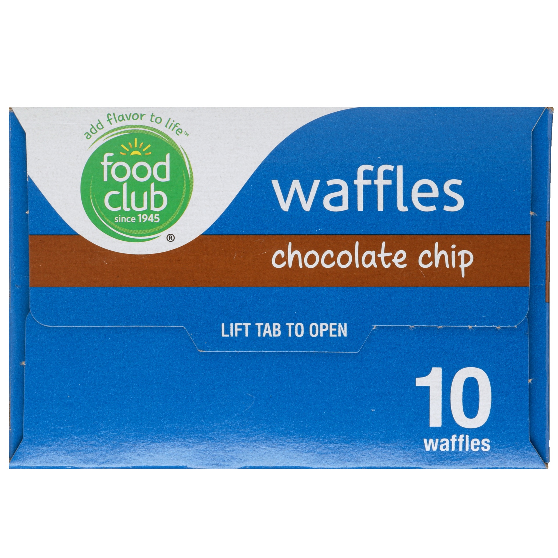 slide 6 of 6, Food Club Chocolate Chip Waffles, 10 ct; 12.3 oz