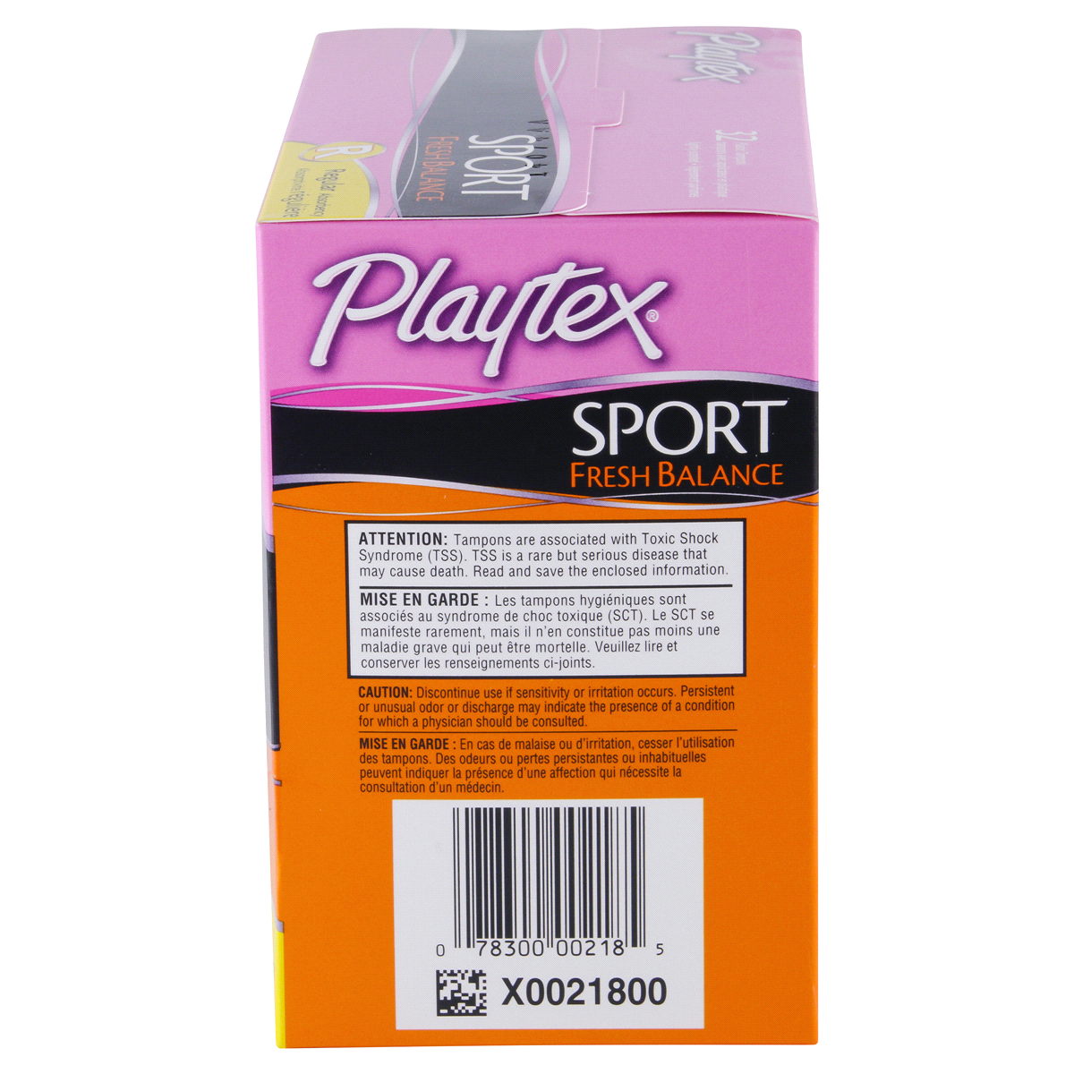 slide 4 of 6, Playtex Sport Plastic Tampons Scented Fresh Balance Regular Absorbency - 32 Count, 32 ct