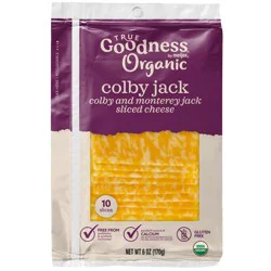 True Goodness Organic Sliced Colby Jack Cheese