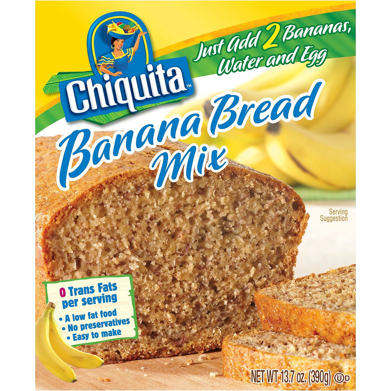 slide 1 of 5, Chiquita Banana Bread Mix 13.7 oz, 13.7 oz