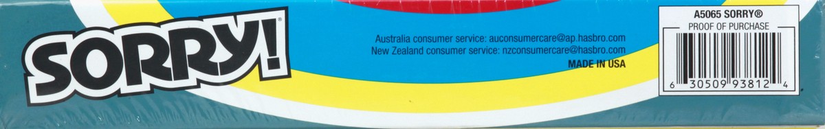 slide 3 of 9, Hasbro Ages 6+ Sorry The Classic Game of Sweet Revenge 1 ea, 1 ct