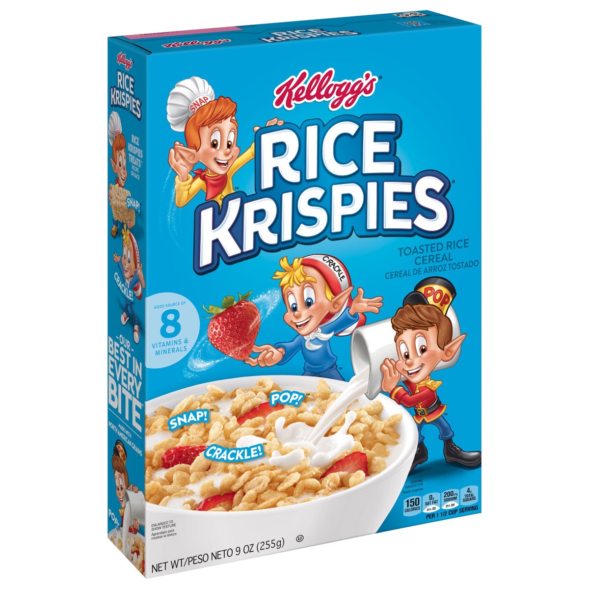 slide 8 of 8, Rice Krispies Kellogg's Rice Krispies Breakfast Cereal - 9oz, 9 oz