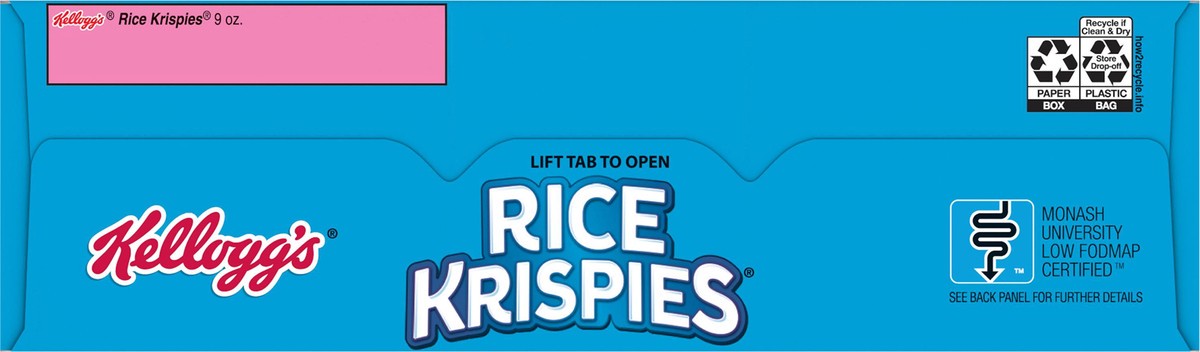 slide 4 of 8, Rice Krispies Kellogg's Rice Krispies Breakfast Cereal - 9oz, 9 oz