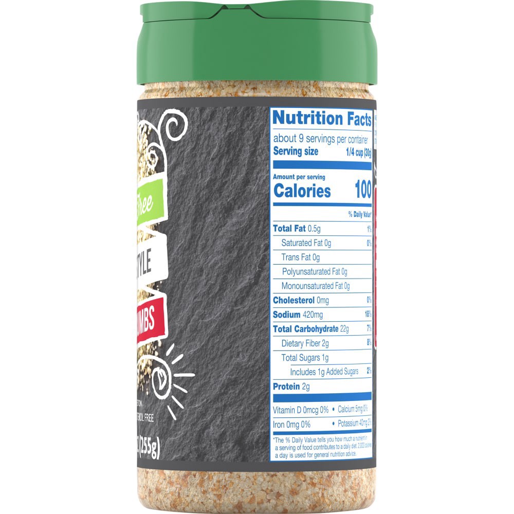 slide 3 of 4, Kroger Gluten Free Italian Style Bread Crumbs, 9 oz