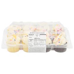 Market District 1/2 & 1/2 Mini Cupcakes with Buttercream