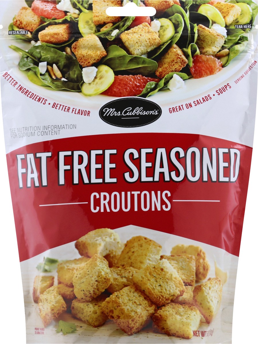 slide 10 of 11, Mrs. Cubbison's Fat Free Seasoned Croutons 5 oz, 5 oz