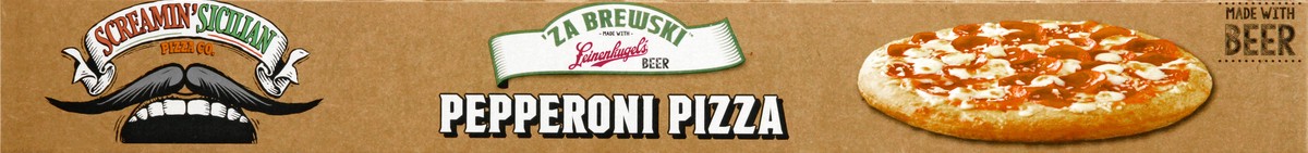 slide 7 of 12, Screamin' Sicilian 'Za Brewski Pepperoni Pizza 21.95 oz, 21.95 oz