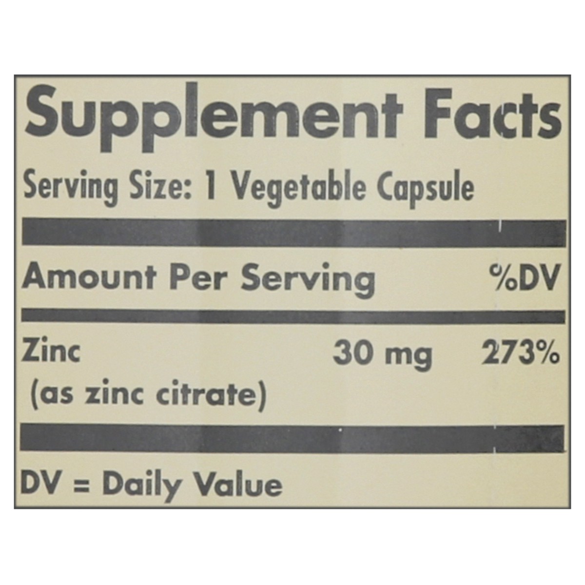 slide 10 of 12, Solgar 100 Vegetable Capsules 30 mg Zinc Citrate 100 ea, 100 ct