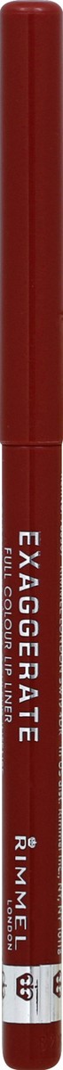 slide 3 of 3, Rimmel Exaggerate Full Color Lip Liner Definer, 0.01 oz