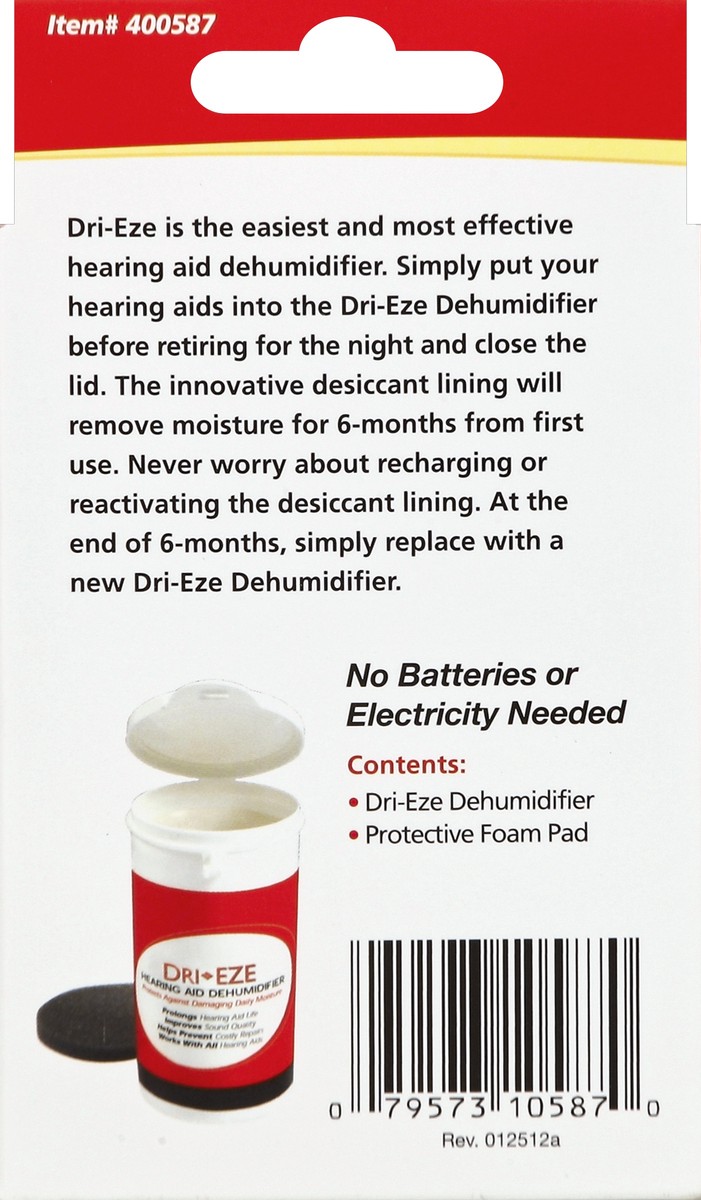 slide 5 of 5, Acu-Life Hearing Aid Dehumidifier 1 ea, 1 ct