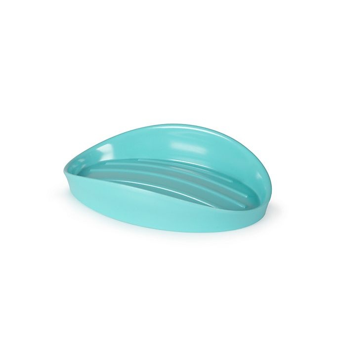 slide 1 of 1, Umbra Curvino Soap Dish - Aruba Blue, 1 ct