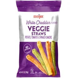 Meijer Veggie Straws Chedder 7oz