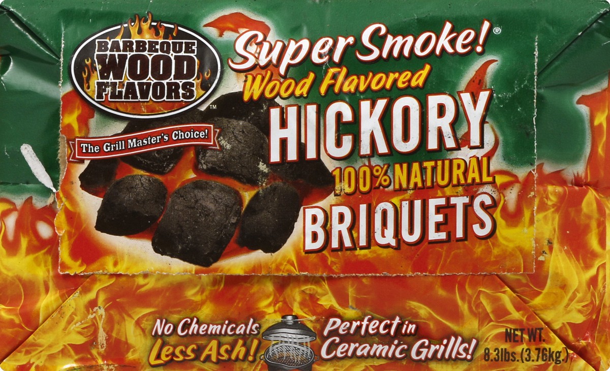 slide 2 of 6, Barbeque Wood Flavors Briquets 8.3 lb, 8.30 lb