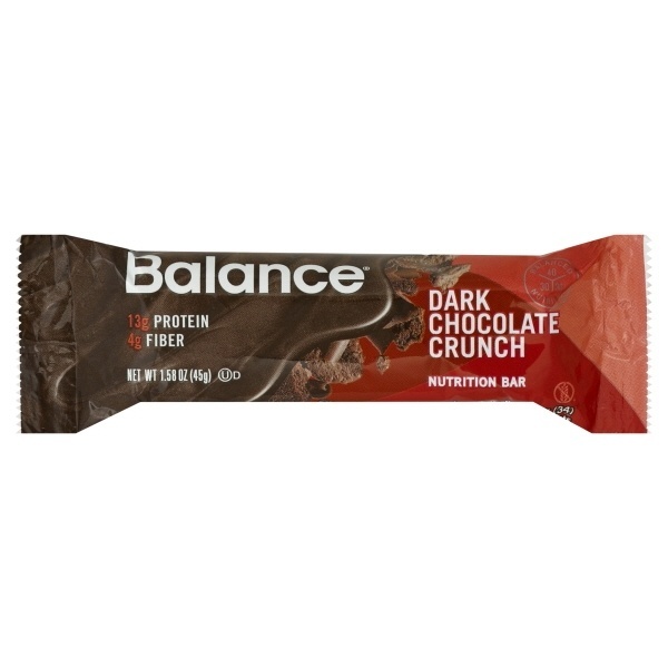 slide 1 of 1, Balance Bar Nutrition Bar, Dark Chocolate Crunch, 1.58 oz