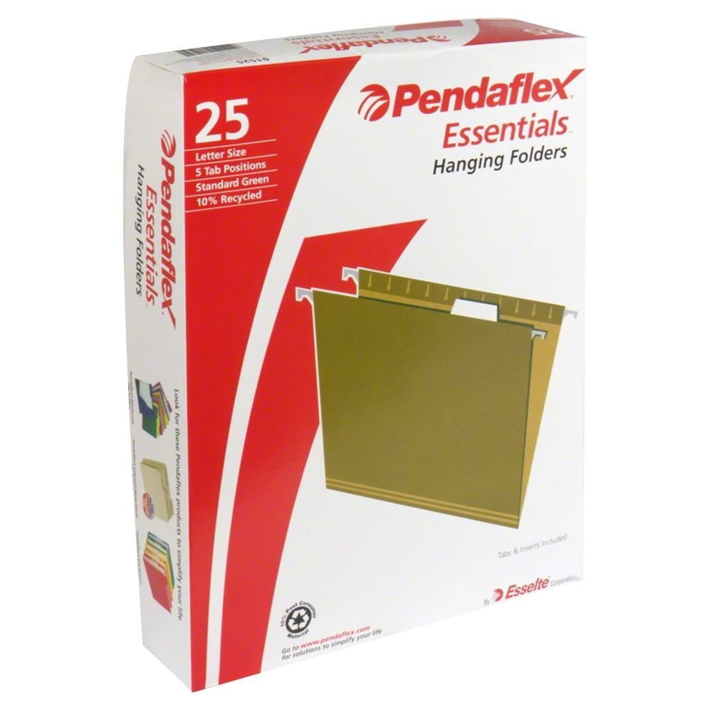 slide 1 of 4, Pendaflex Essentials Hanging File Folders, 25 ct