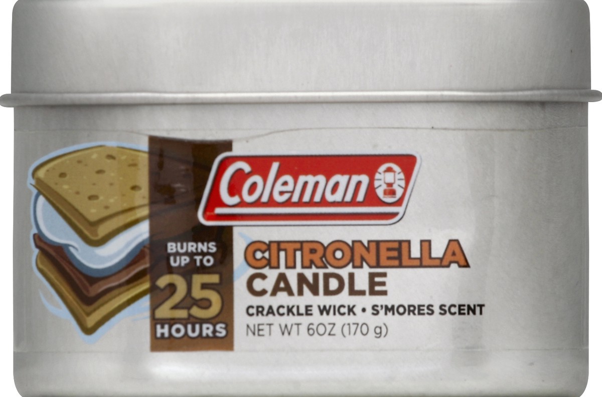 slide 1 of 4, Coleman Smores Candle Tin, 6 oz