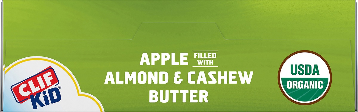slide 6 of 10, CLIF Kid Organic Zbar Filled Apple with Almond Butter Energy Bars, 5 ct