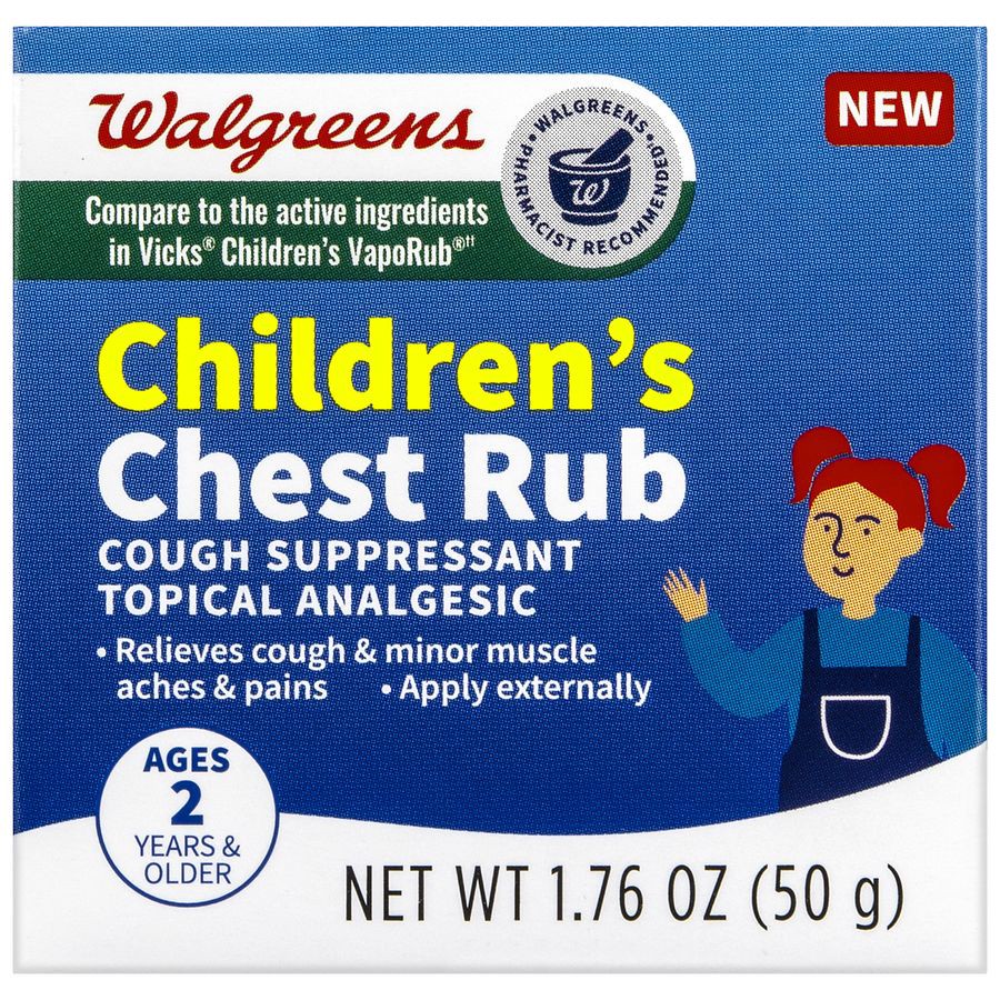 slide 1 of 3, Walgreens Children's Chest Rub, 1.76 oz