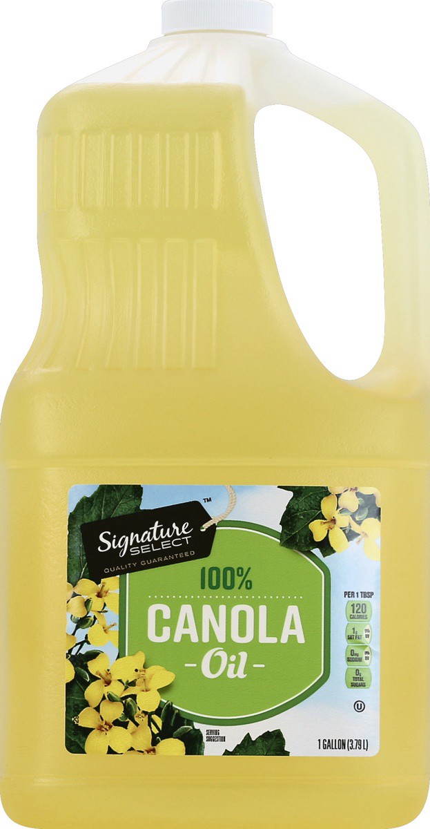 slide 2 of 2, Signature Select 100% Canola Oil 1 gal, 1 gal