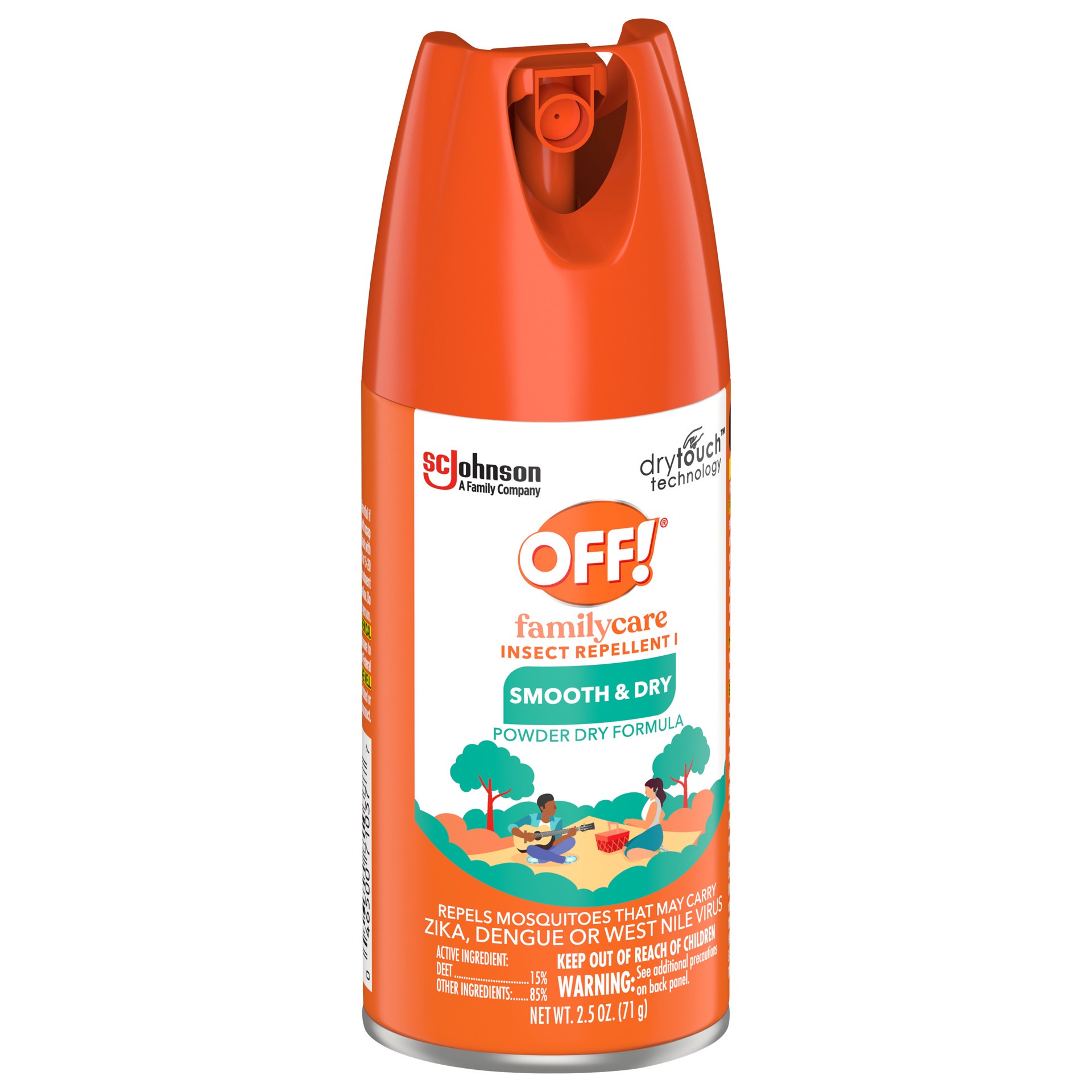 slide 4 of 5, OFF! FamilyCare Smooth & Dry Insect Repellent I 2.5 oz, 2.5 oz